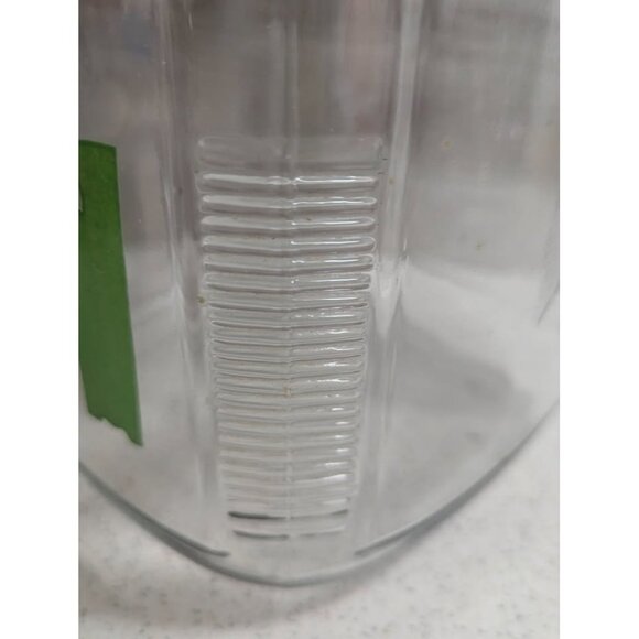 Vintage Anchor Hocking Green Tavern Silhouette Colonial Dressed Tavern Glass Jar - Picture 2 of 7